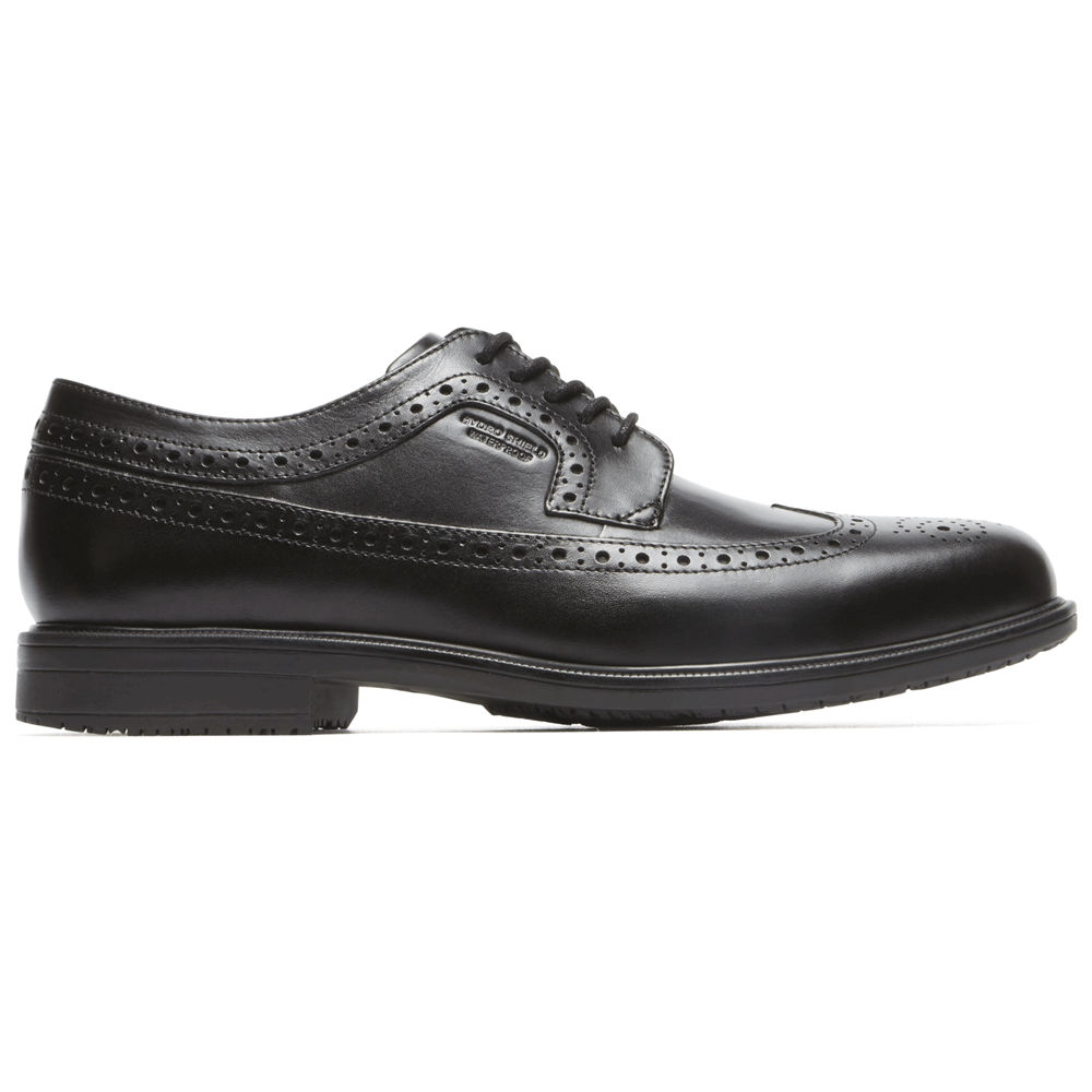 Rockport Pen Sko Herre Svart - Essential Details Ii Wingtip - JTMC24896